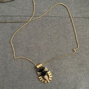 J Crew long gem necklace